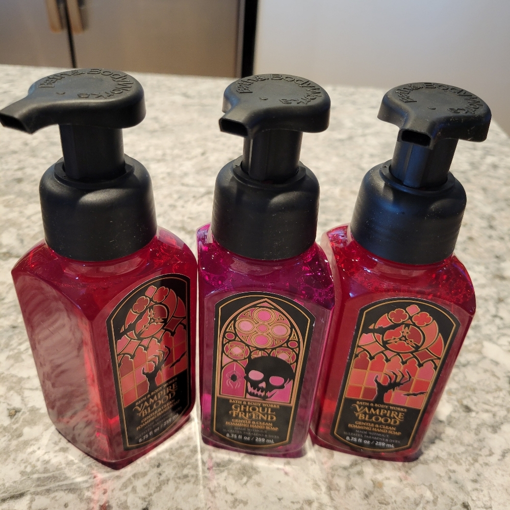 3 Bottles BBW Handsoap